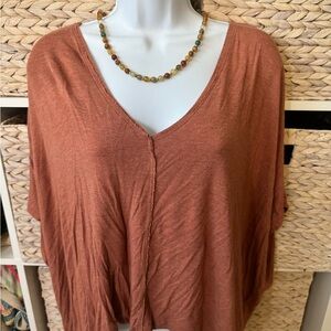 Bordeaux Women's Terracotta Blouse
